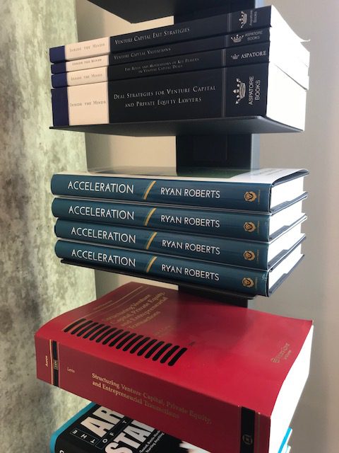 So I wrote a Startup Law Book called “Acceleration”